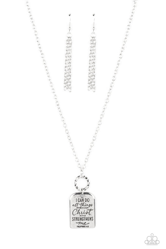 Persevering Philippians - Silver Paparazzi Necklace