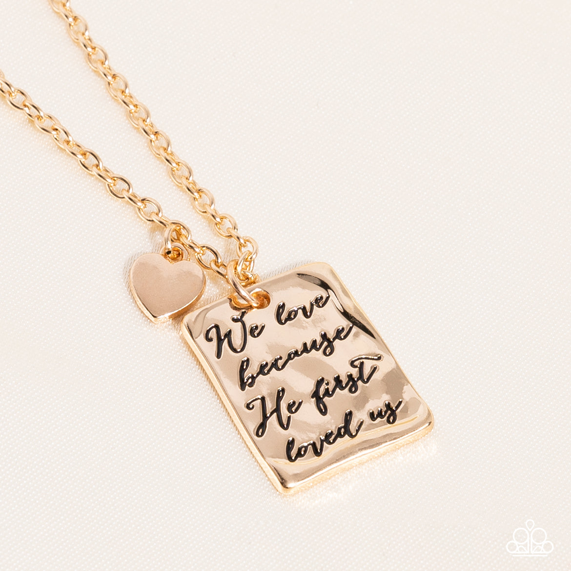 Divine Devotion - Gold Paparazzi Necklace