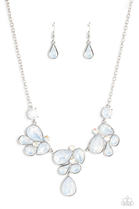 Everglade Escape - White Paparazzi Necklace