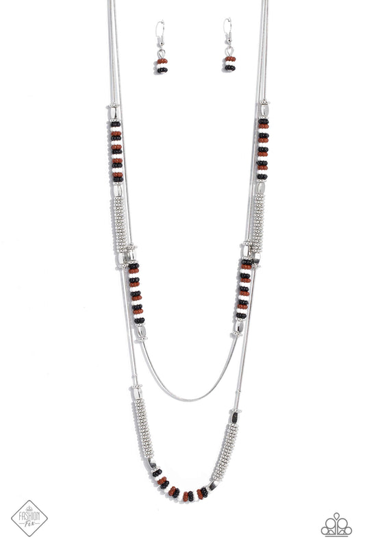 Caviar Chic - Multi Paparazzi Fashion Fix Necklace