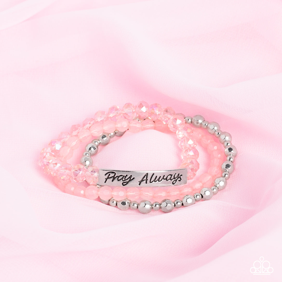 Pray Always - Pink Paparazzi Bracelet