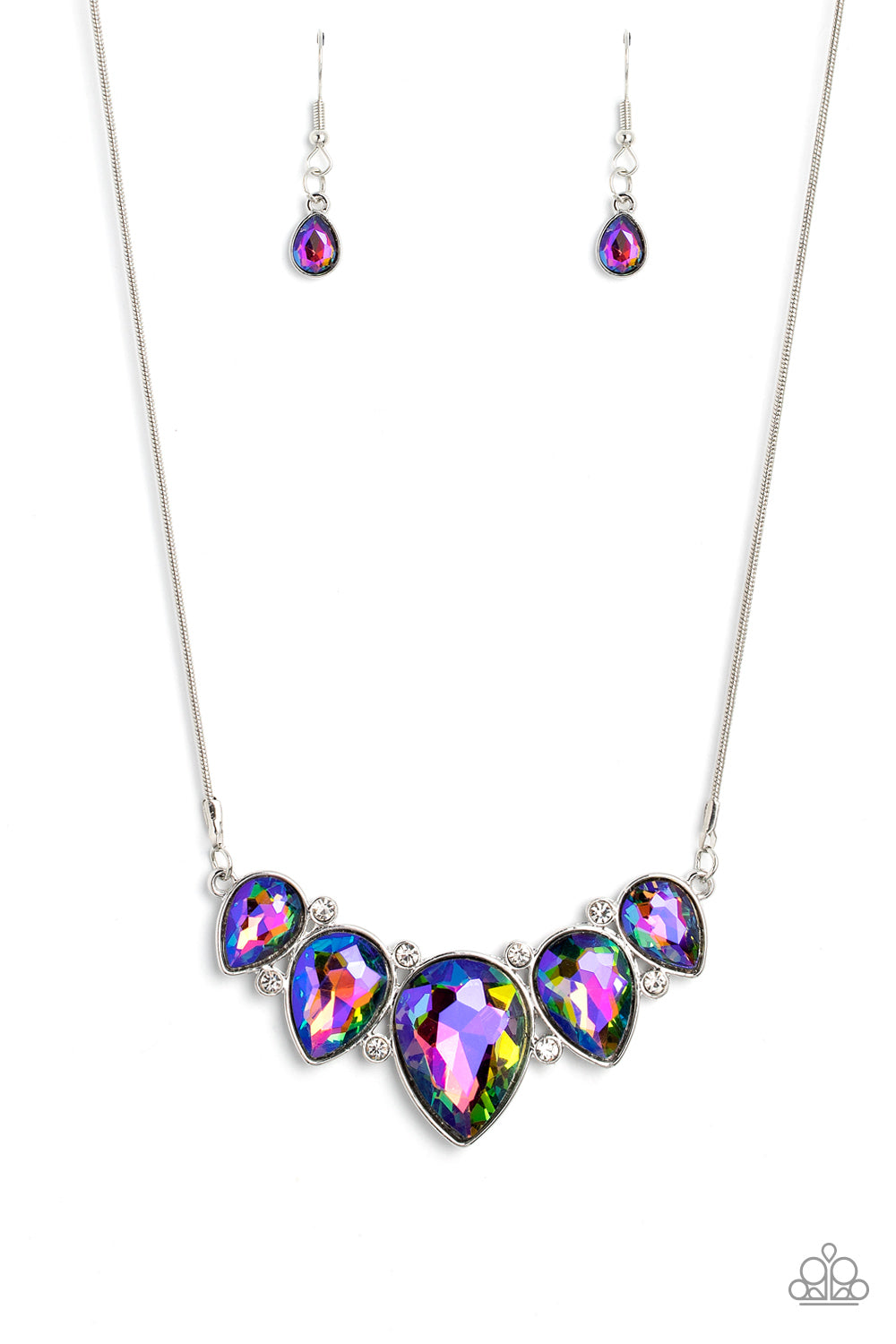 Regally Refined - Multi Paparazzi Life of the Party Exclusive Necklace
