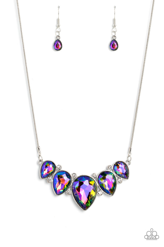 Regally Refined - Multi Paparazzi Life of the Party Exclusive Necklace
