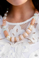 A SHEEN Slate Multi Paparazzi Fashion Fix Necklace