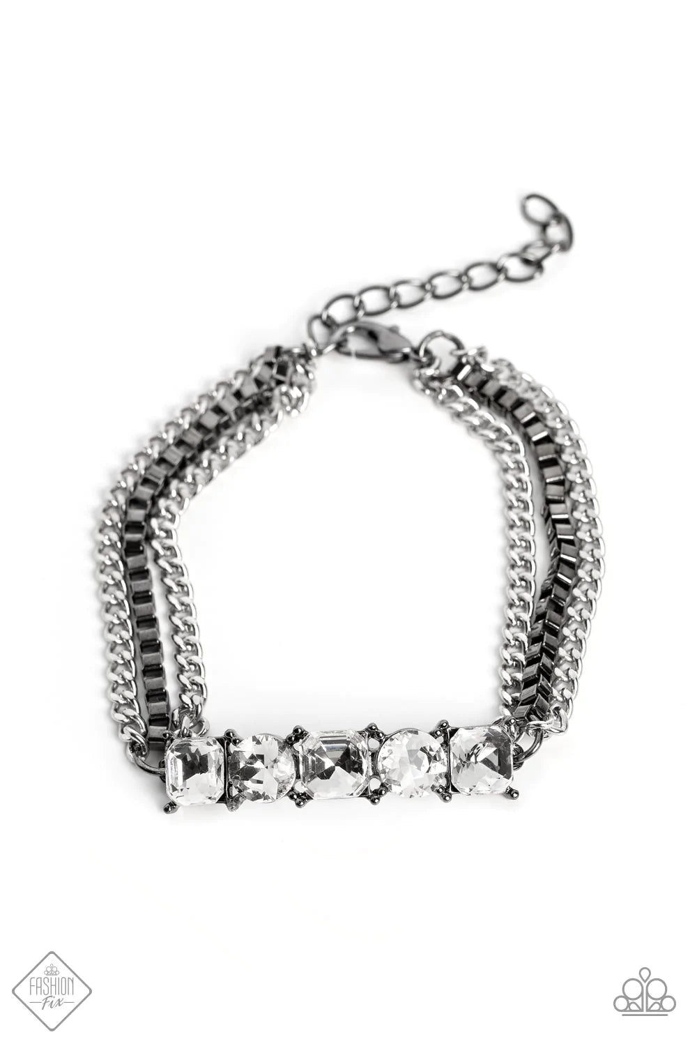 Tyrant Treasure Black Paparazzi Fashion Fix Bracelet