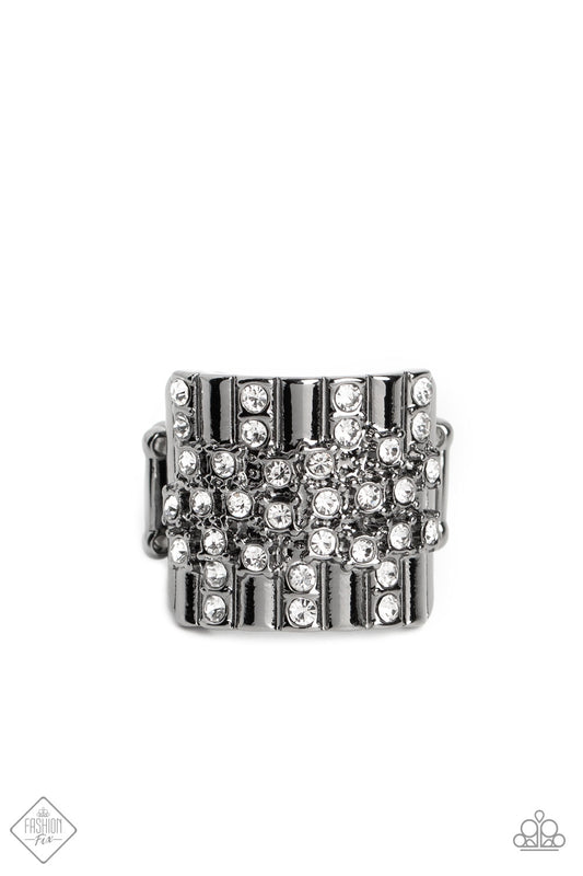 Lawbreaking Loot - Black Paparazzi Fashion Fix Ring