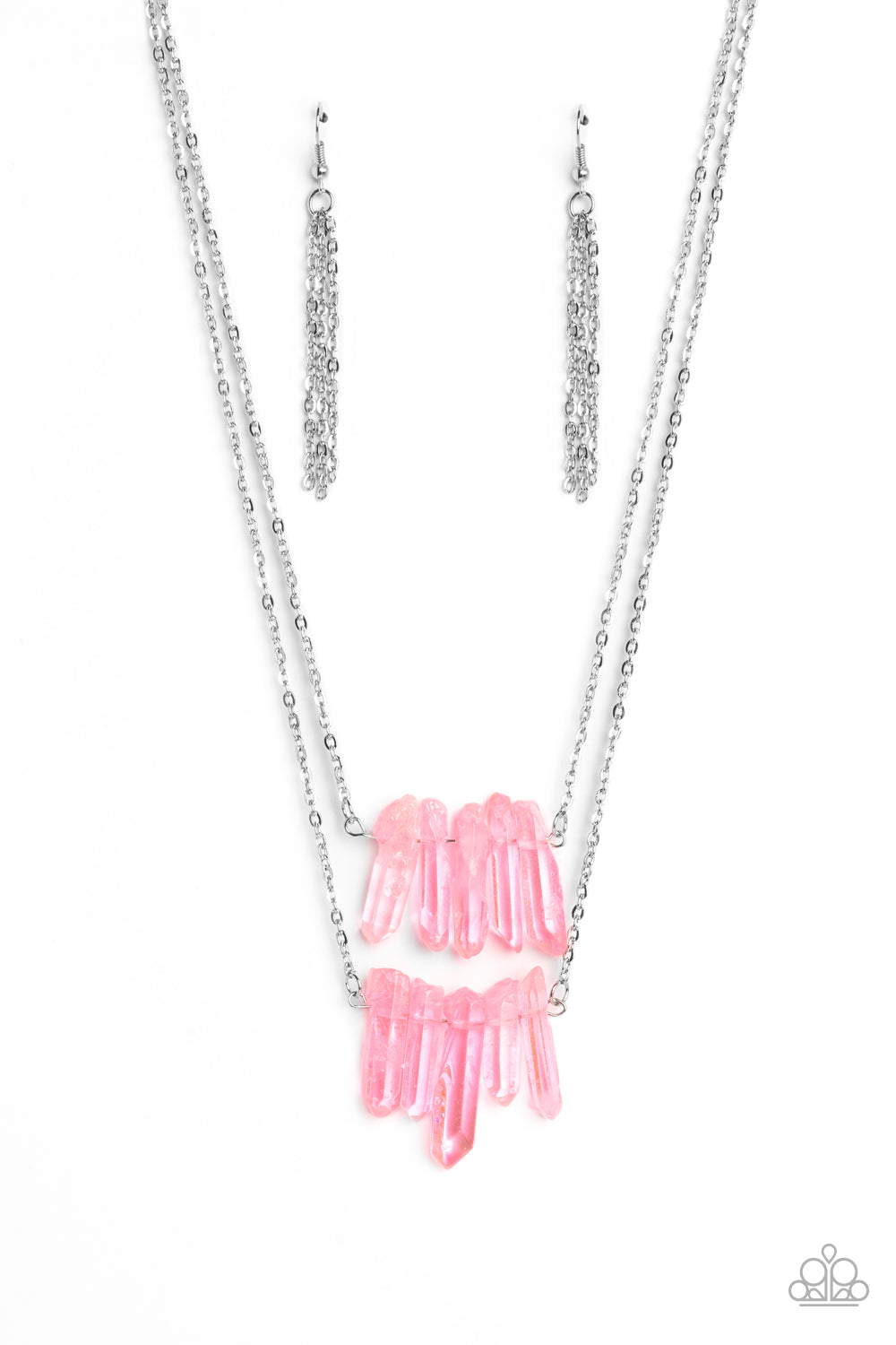 Crystal Catwalk - Pink Paparazzi Necklace