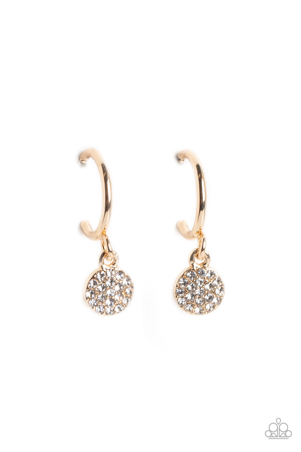 Bodacious Ballroom - Gold Paparazzi Earrings