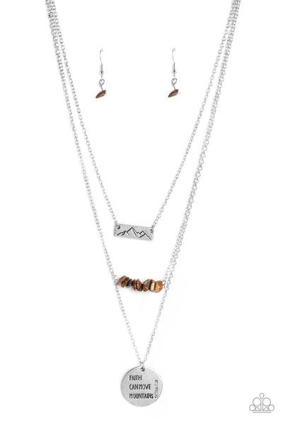 Miracle Mountains - Brown Paparazzi Necklace