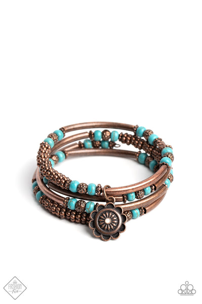 Badlands Bunch - Copper Paparazzi Fashion Fix Bracelet