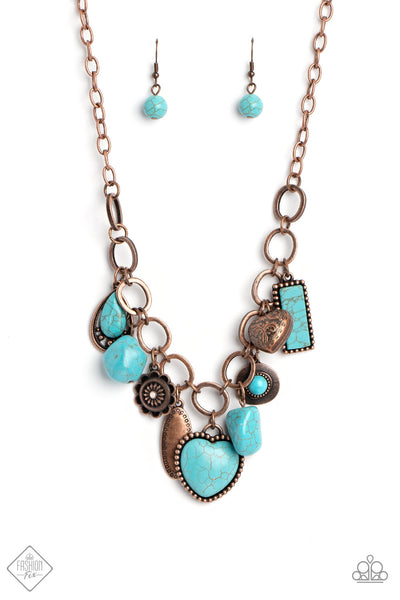 Countryside Collection Copper Paparazzi Fashion Fix Necklace
