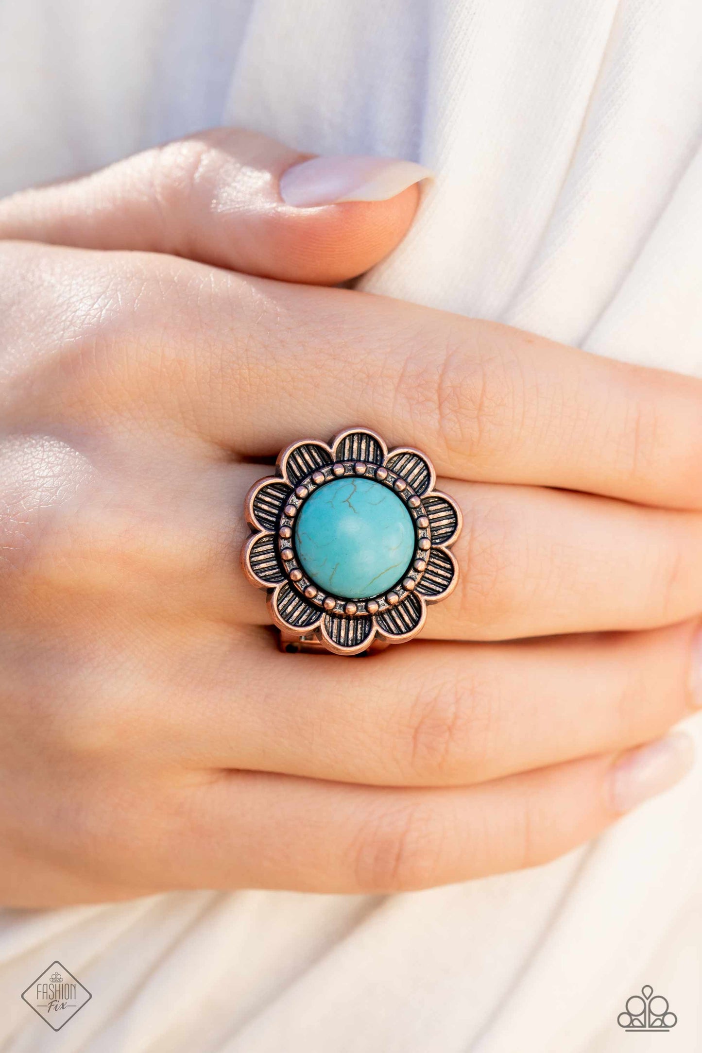 Backwoods Band Copper Paparazzi Fashion Fix Ring