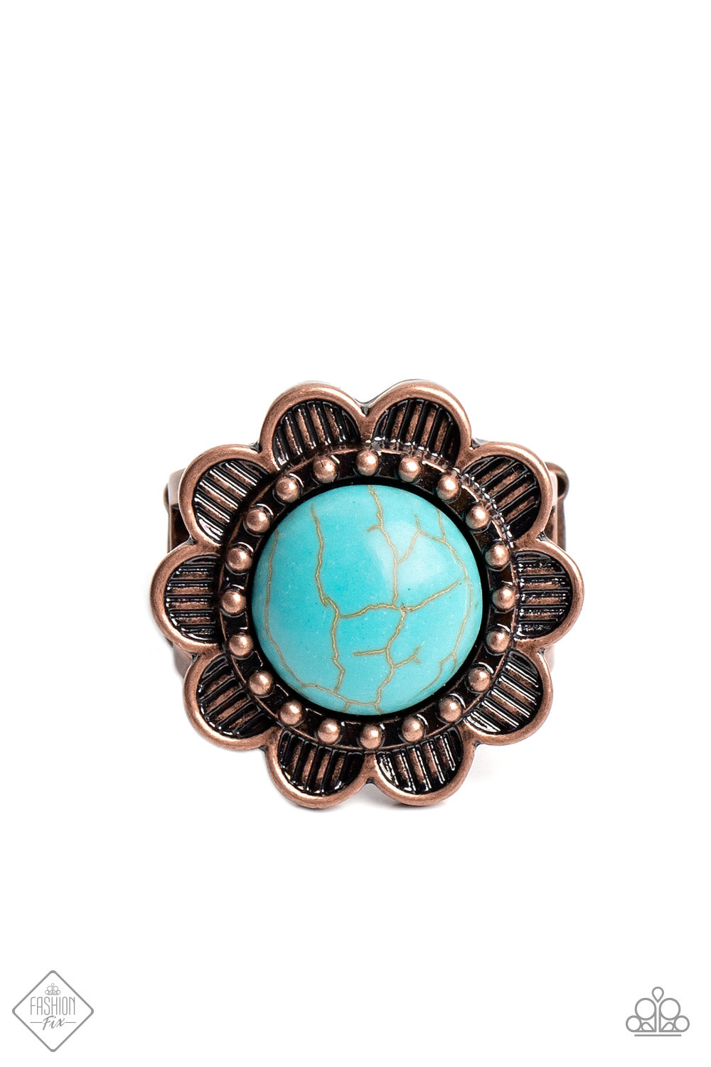 Backwoods Band Copper Paparazzi Fashion Fix Ring