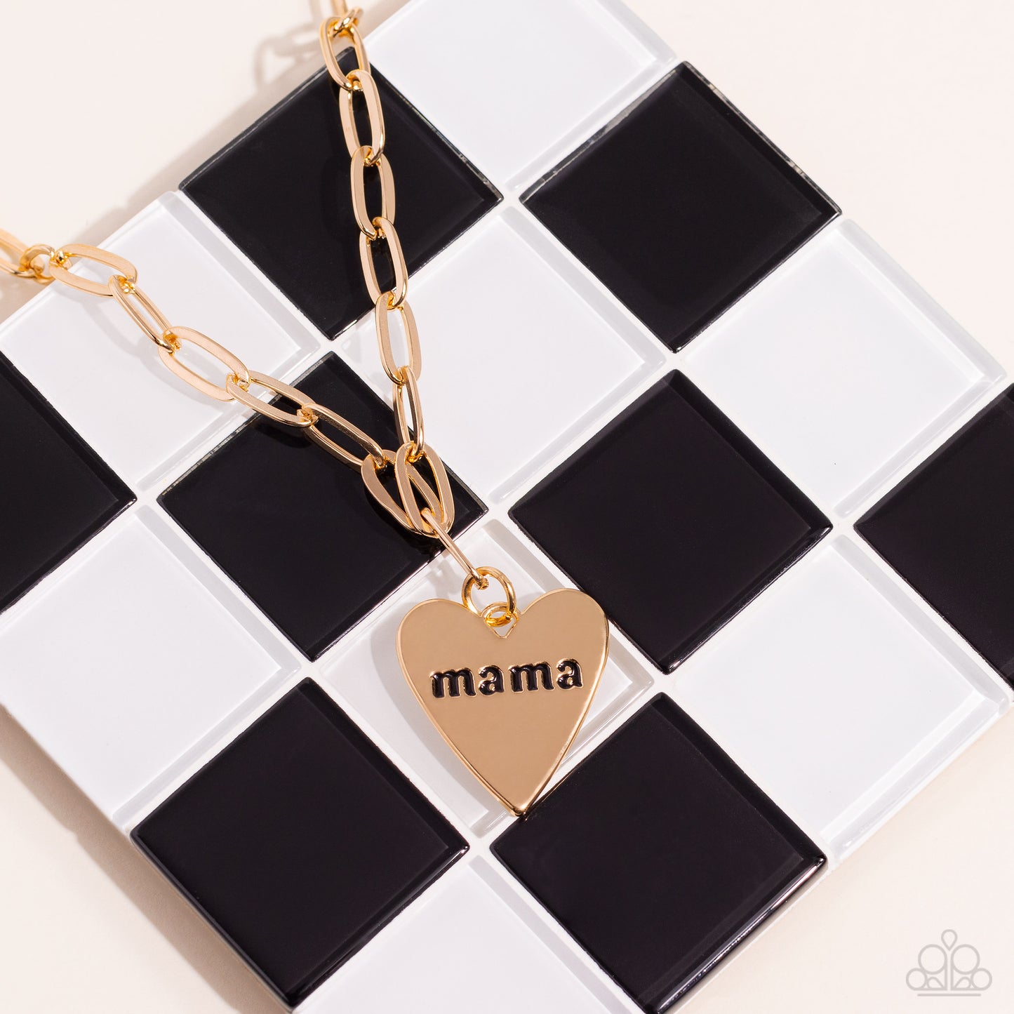 Mama Cant Buy You Love - Gold Paparazzi Necklace