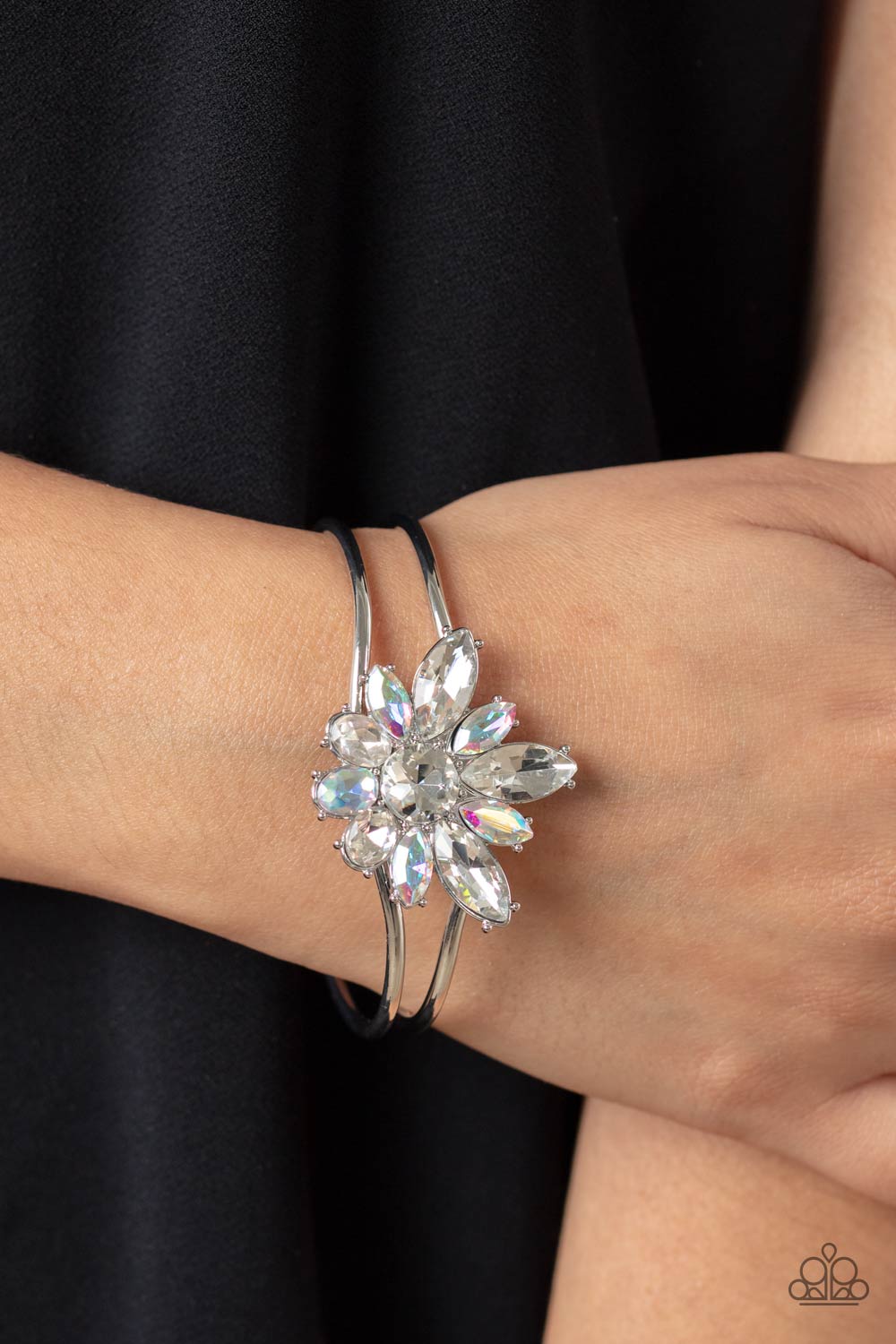 Chic Corsage - White Paparazzi Bracelet