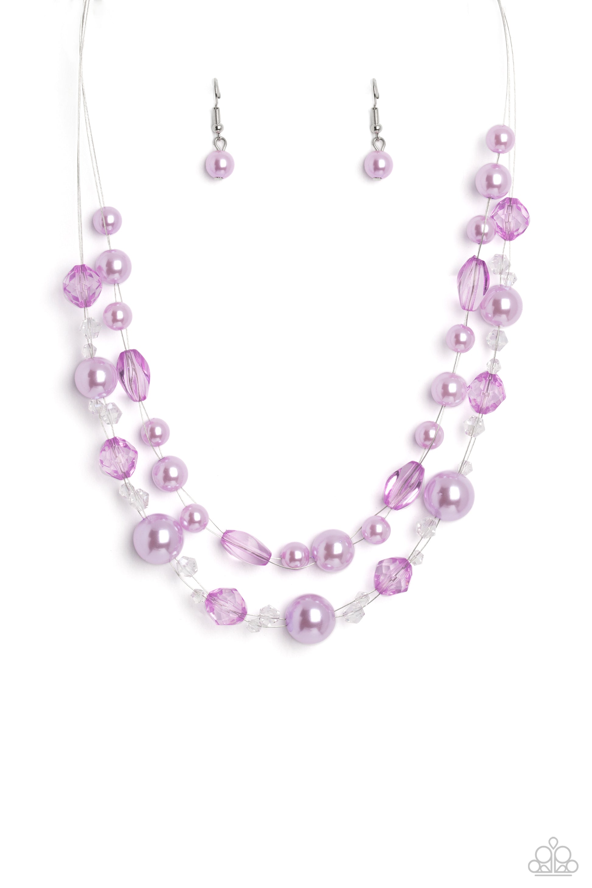 Parisian Pearls - Purple Paparazzi Necklace