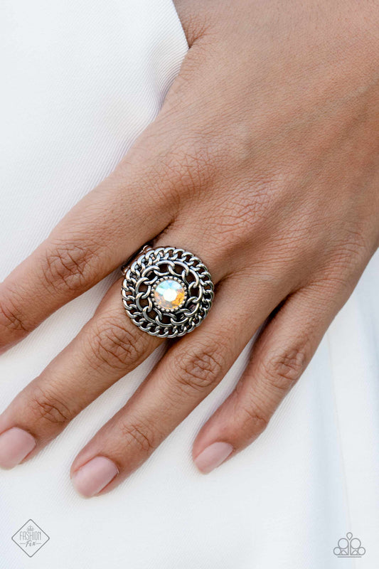 Botanical Backdrop Orange Paparazzi Fashion Fix Ring