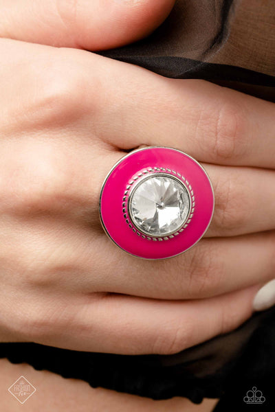 Ladylike Levity Pink Paparazzi Fashion Fix Ring
