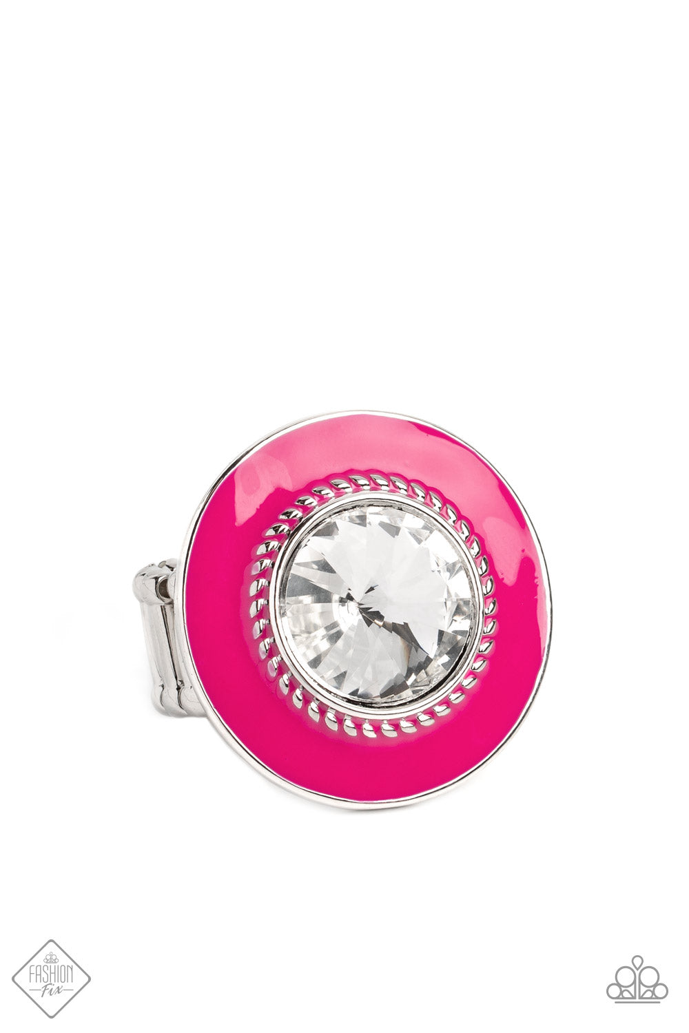 Ladylike Levity Pink Paparazzi Fashion Fix Ring