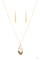Swank Bank - Gold Paparazzi Necklace
