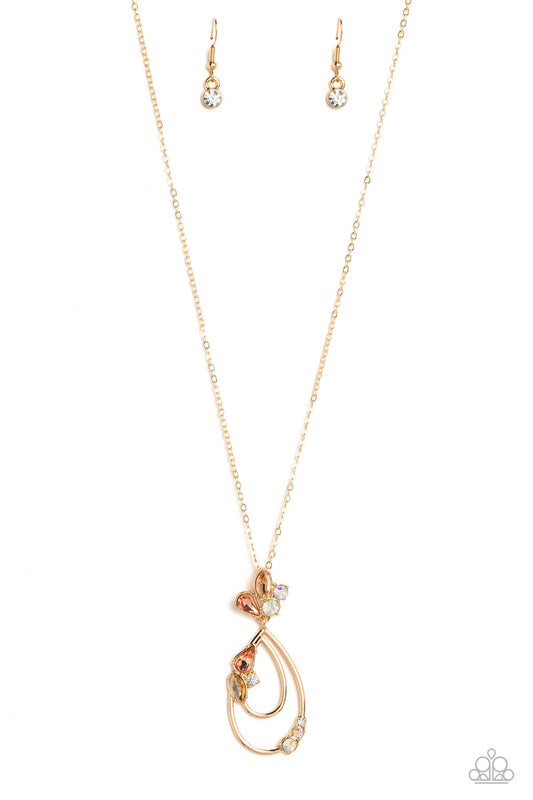 Sleek Sophistication - Gold Paparazzi Necklace