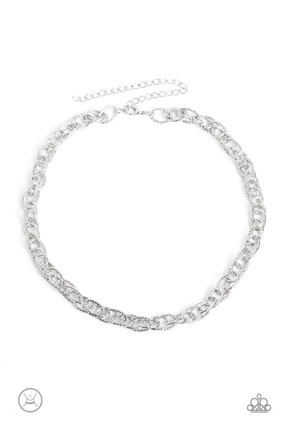 If I Only Had a CHAIN - Silver Paparazzi Necklace