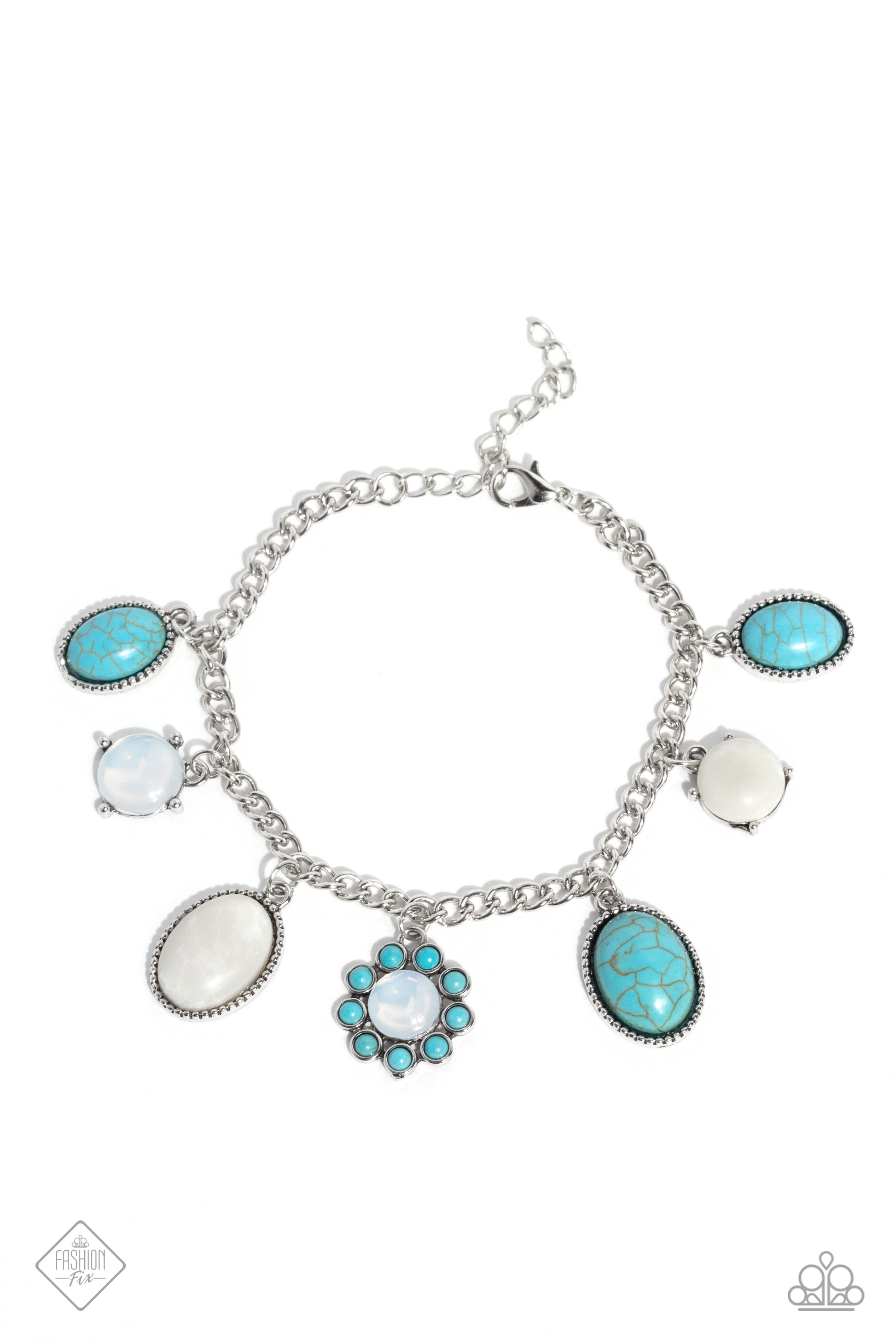 Cowboy Charm Blue Paparazzi Fashion Fix Bracelet