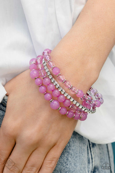 GARDEN the Interruption Purple Paparazzi Fashion Fix Bracelet