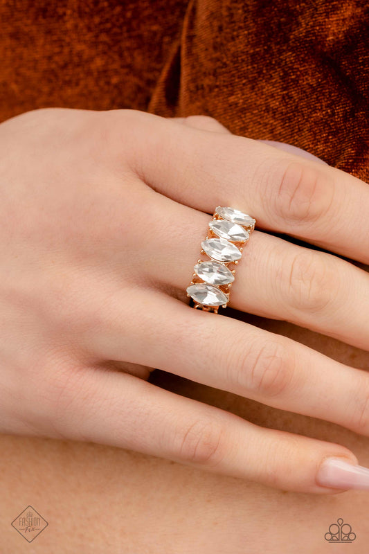 Lavish Lure Gold Paparazzi Fashion Fix Ring