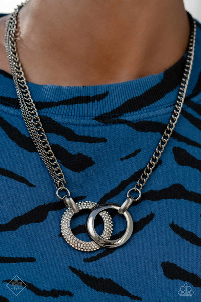 Phenomenal Powerhouse Black Paparazzi Fashion Fix Necklace