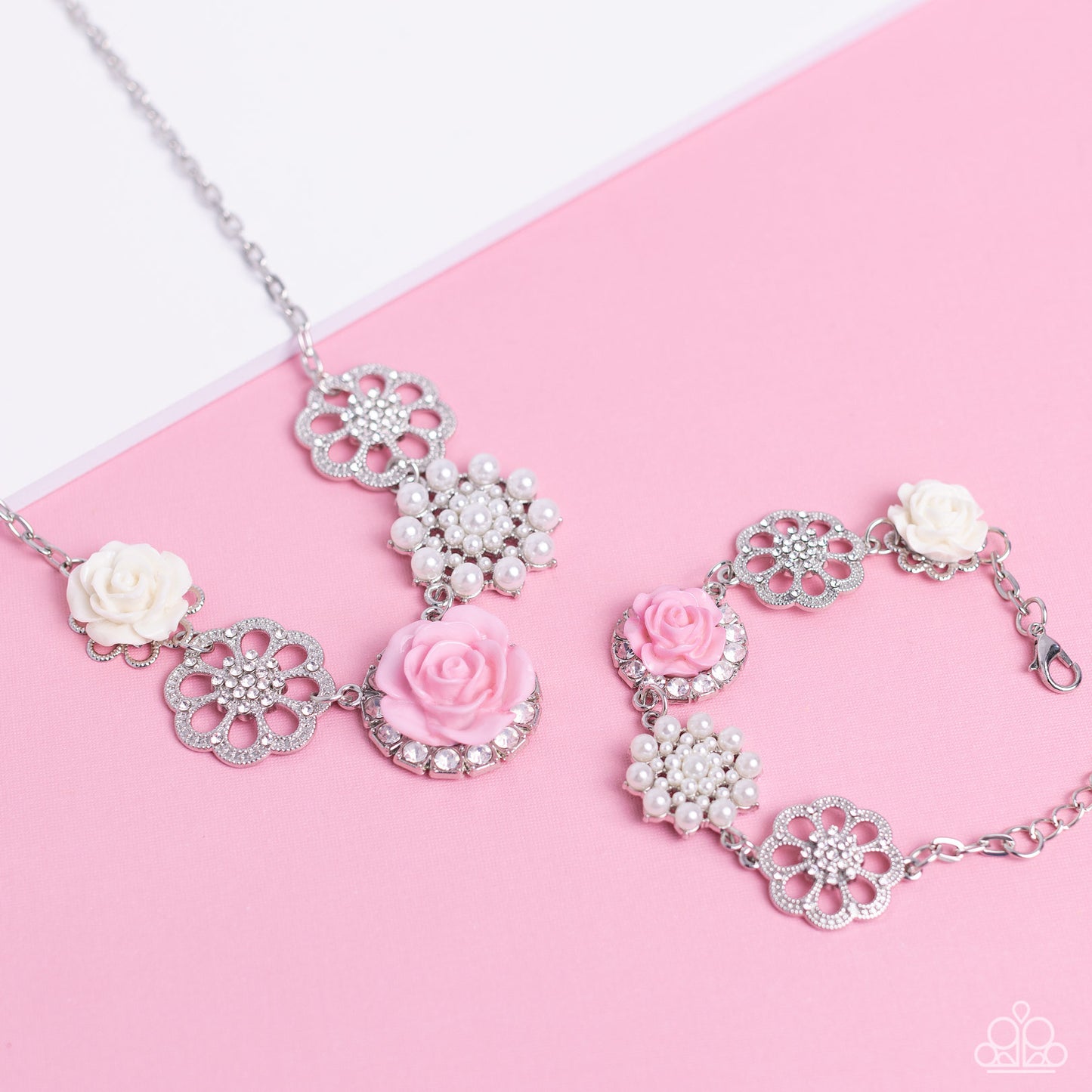 Tea Party Theme - Pink Paparazzi Life of the Party Bracelet
