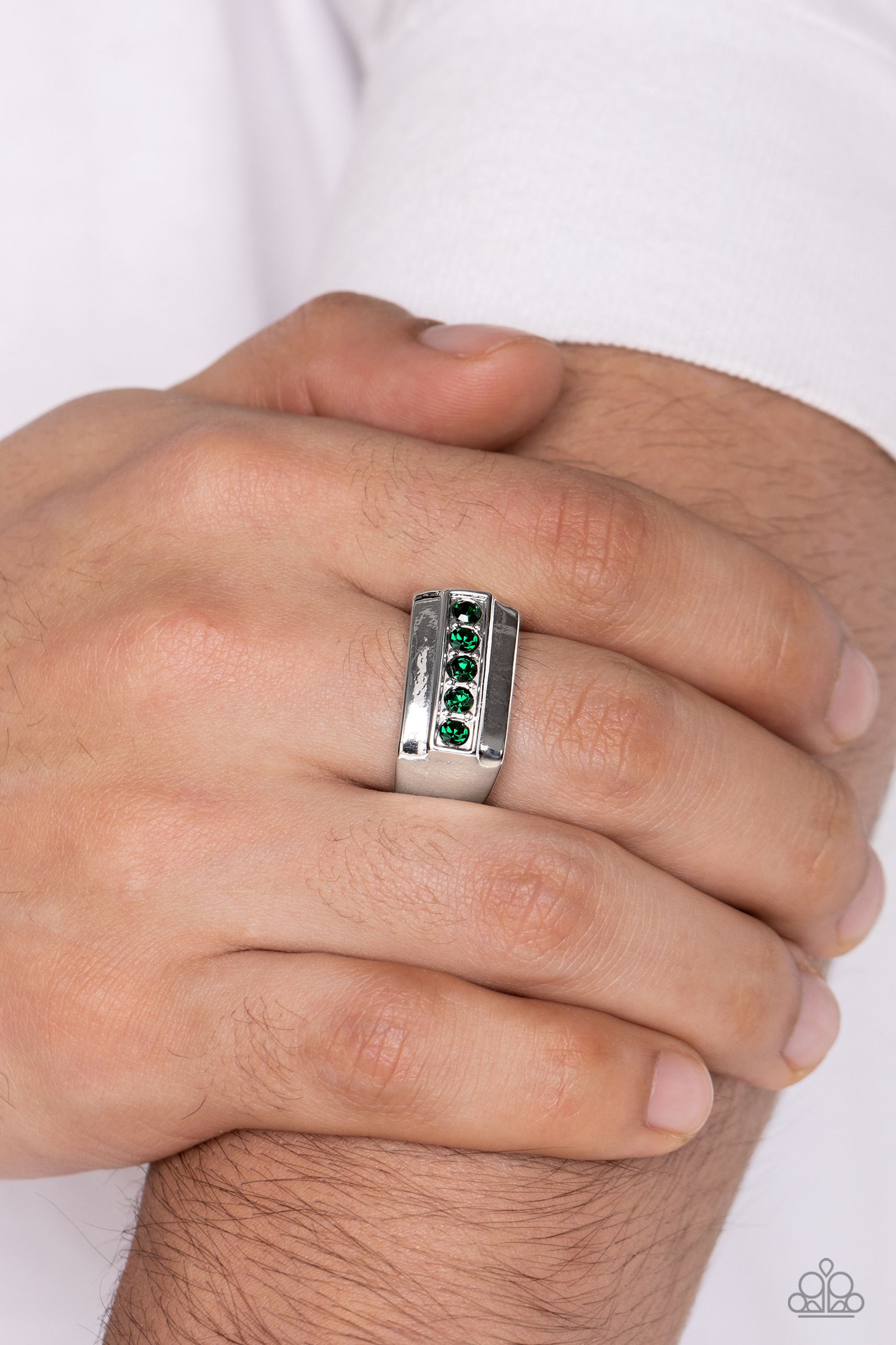 BRAWL For One - Green Paparazzi Urban Ring
