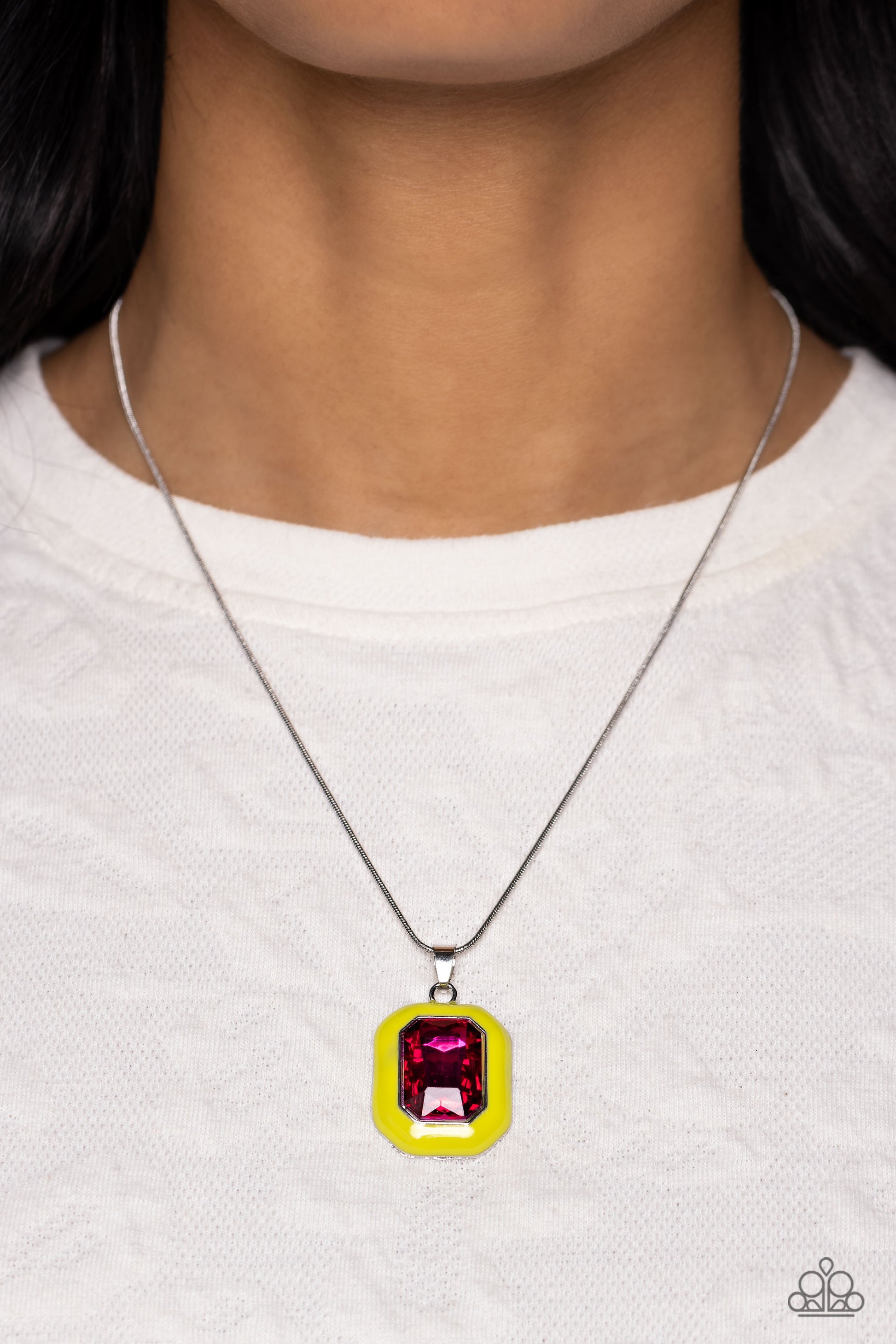 Emerald Energy - Multi Paparazzi Necklace