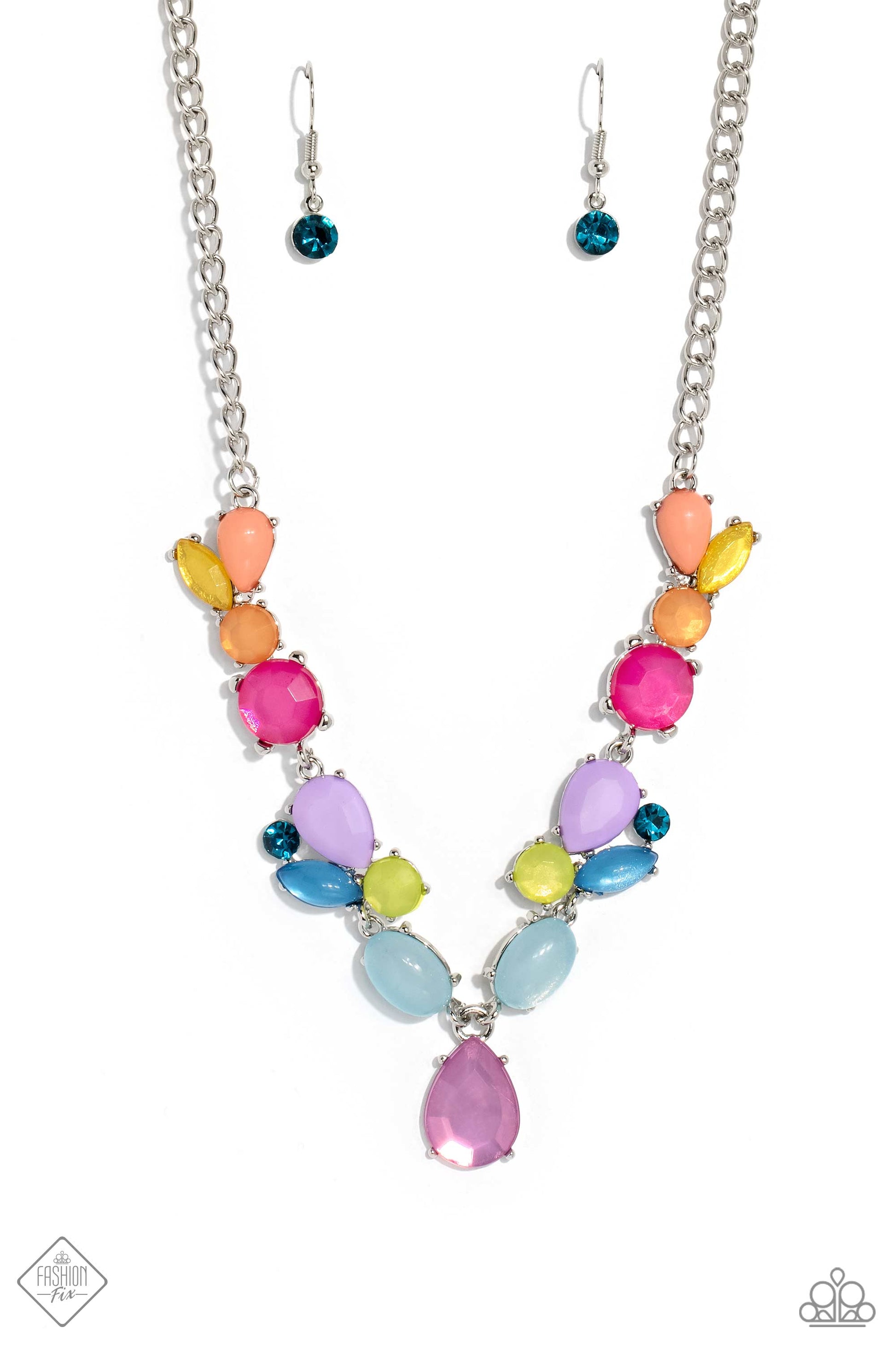 Puzzled Production - Multi Paparazzi Fashion Fix Necklace