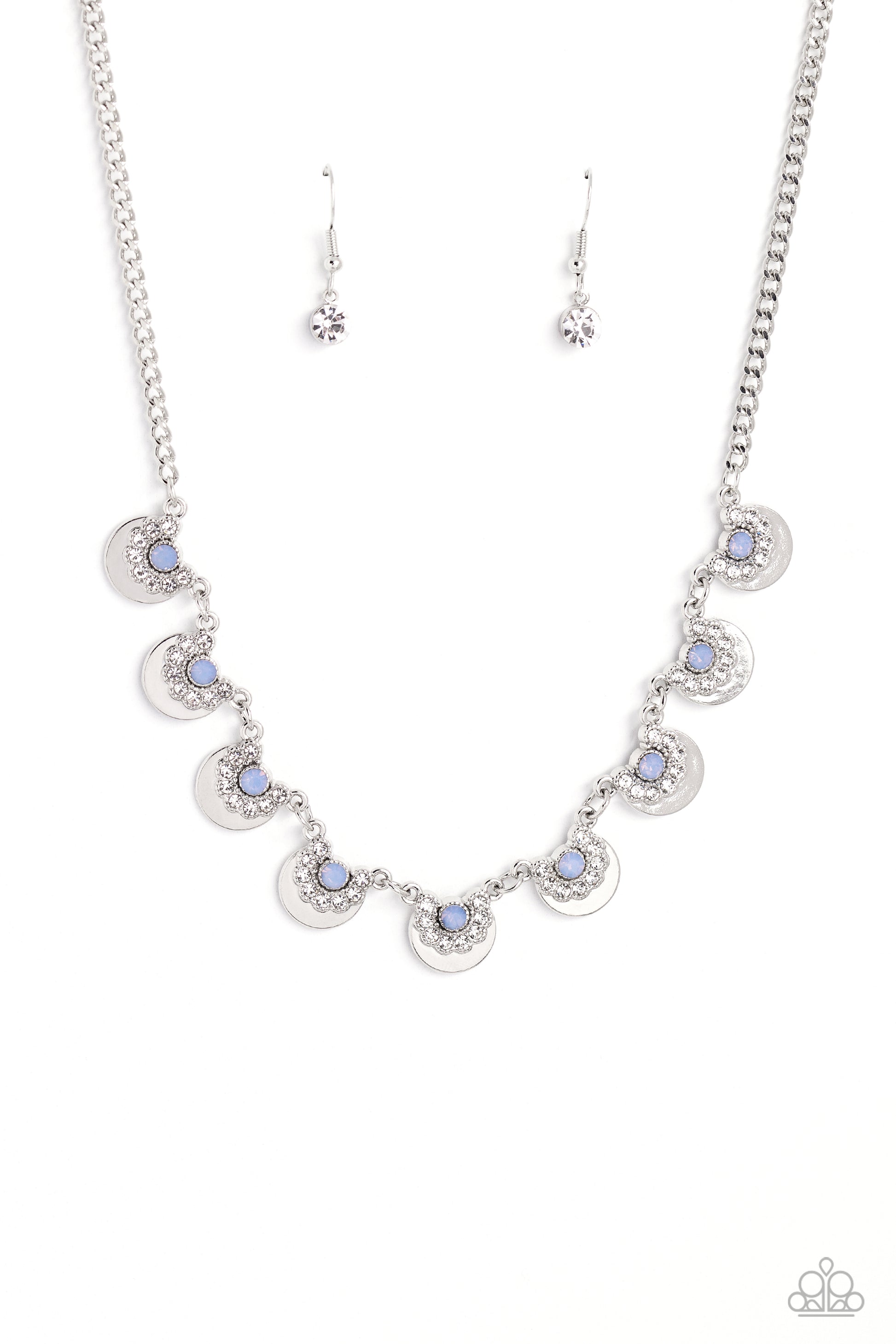 Grandiose Grace - Blue Necklace