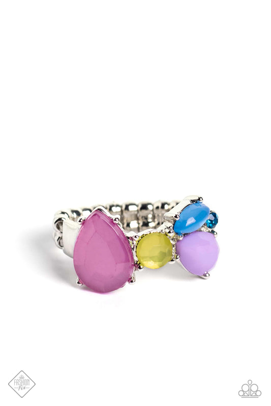 Elaborate Exhibition - Multi Paparazzi Fashion Fix Ring