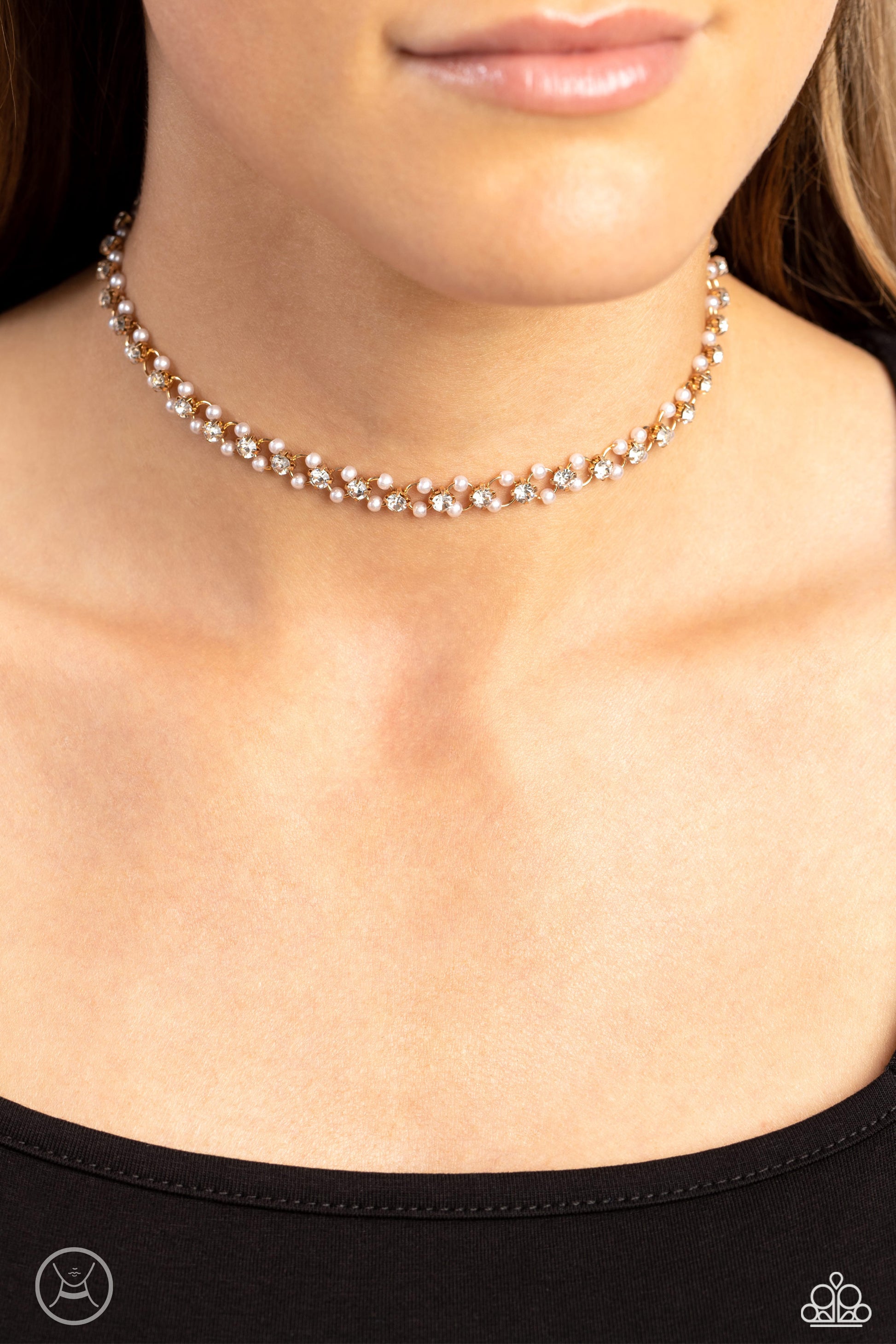 Classy Couture - Gold Choker Necklace
