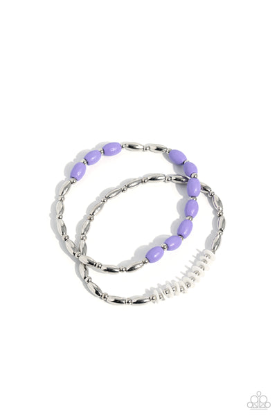 WOOD Luck - Purple Bracelet