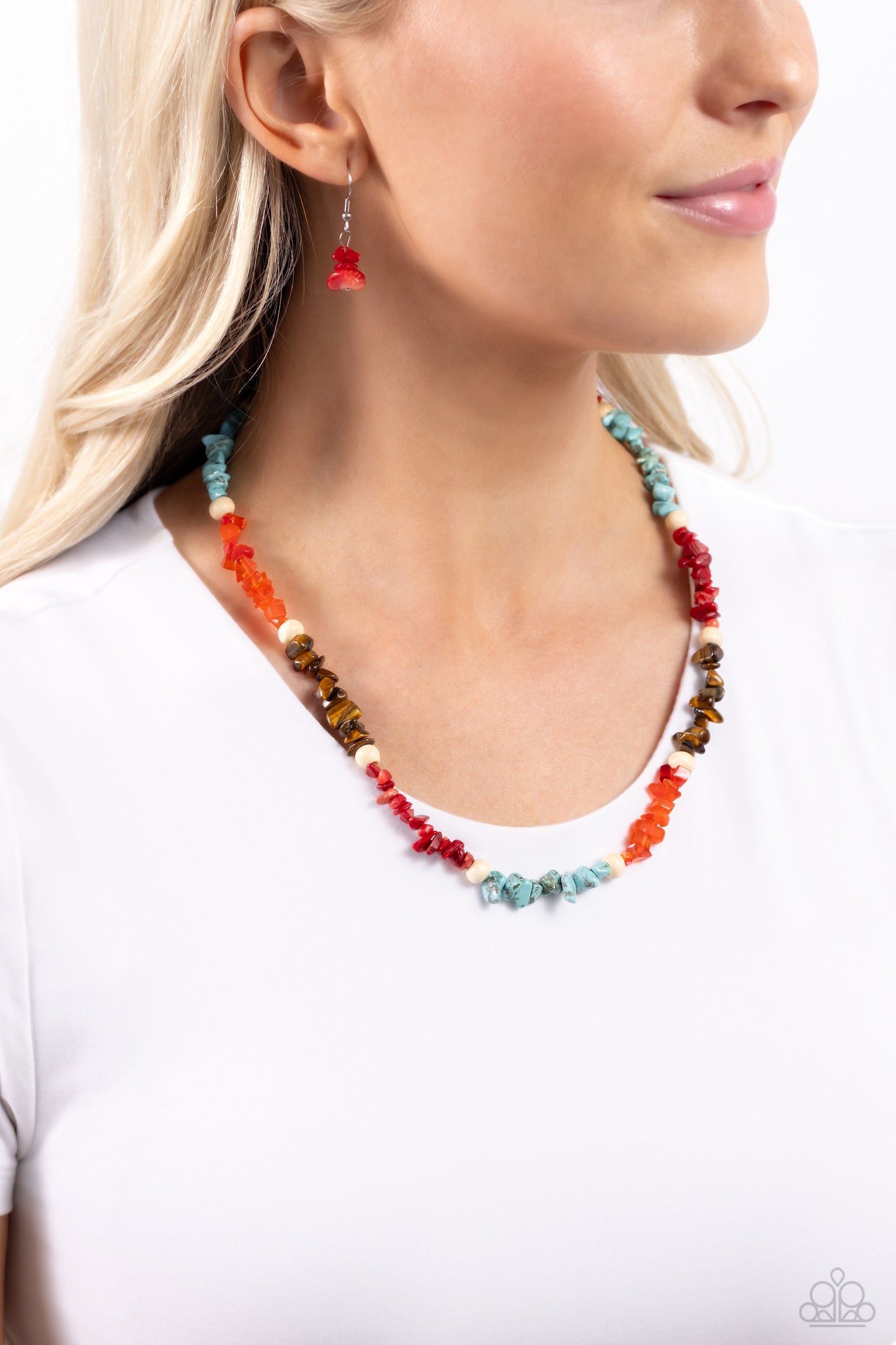 Soothing Stones - Red Necklace