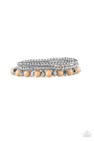 Epic Escape - Brown Paparazzi Bracelet