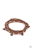GRANDIOSE Slam - Copper Paparazzi Bracelet