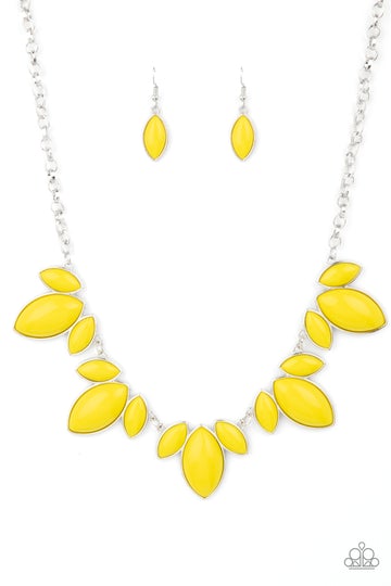 Viva La Vacation Yellow Paparazzi Necklace
