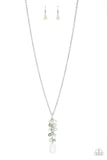 Teardrop Serenity - Green Paparazzi Necklace