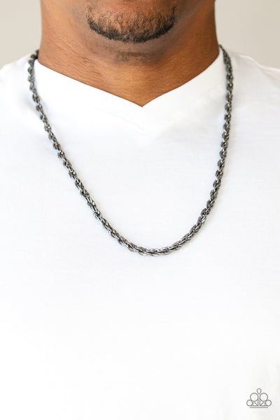 Instant Replay - Black Paparazzi Necklace