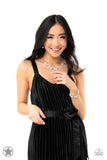 Hollywood Hills White Paparazzi Blockbuster Necklace