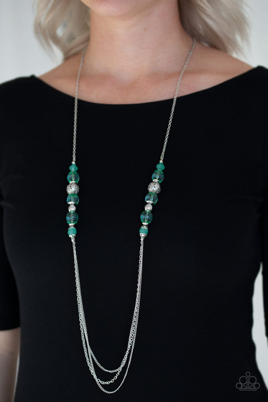 Native New Yorker - Green Paparazzi Necklace