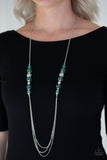 Native New Yorker - Green Paparazzi Necklace