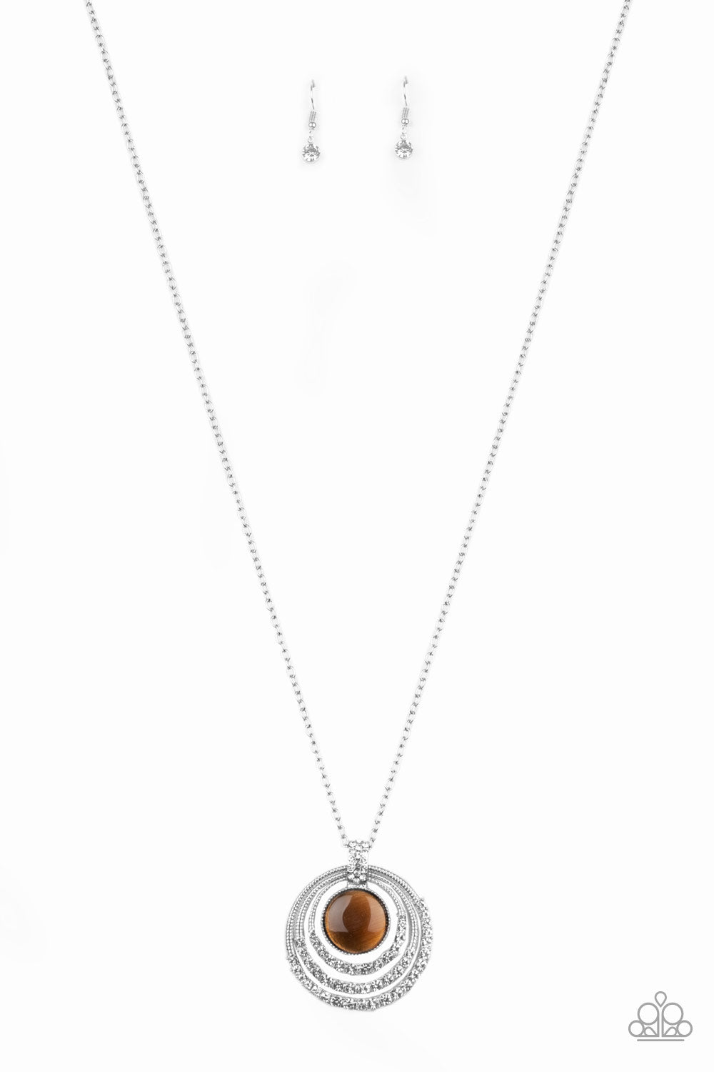 Paparazzi A Diamond A Day Brown Necklace