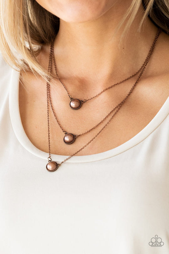 A Love For Luster - Copper Paparazzi Necklace