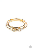 Be All You Can BEDAZZLE - Gold Paparazzi  Bracelet